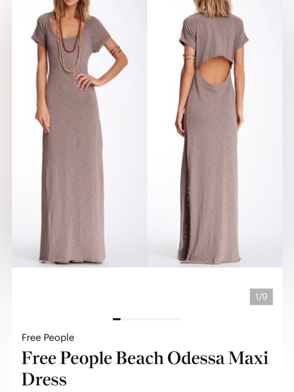 Free People Beach Odessa Maxi Dress Small